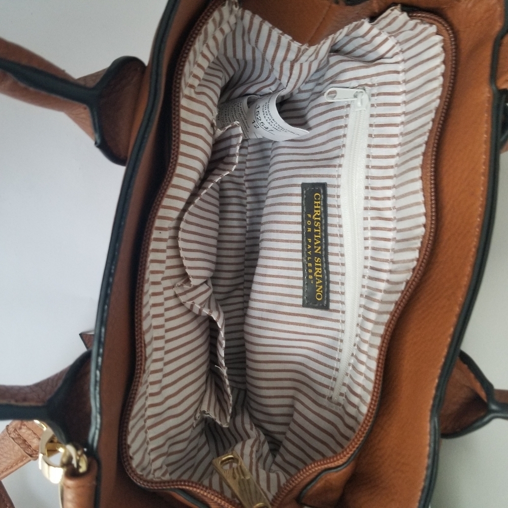Christian Siriano For Payless Brown Hand/Shoulder Bag/Purse - Picture 14 of 14